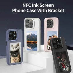 High Definition Phone Case Dual-Layer PC & TPU Protection with 3.9-Inch E Ink Display, NFC Technology & Gift Box