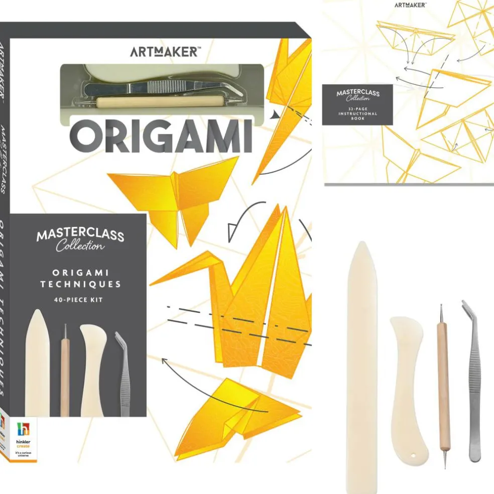 Hinkler Art Maker Masterclass Collection Origami Techniques Kit