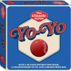Hinkler - Retro Box Learn Yoyo Skills - Complete Kit, Instruction Book, Red Championship Yoyo, Drawstring Bag, Beginners-Hobbyists, Kids-Teens-Adults