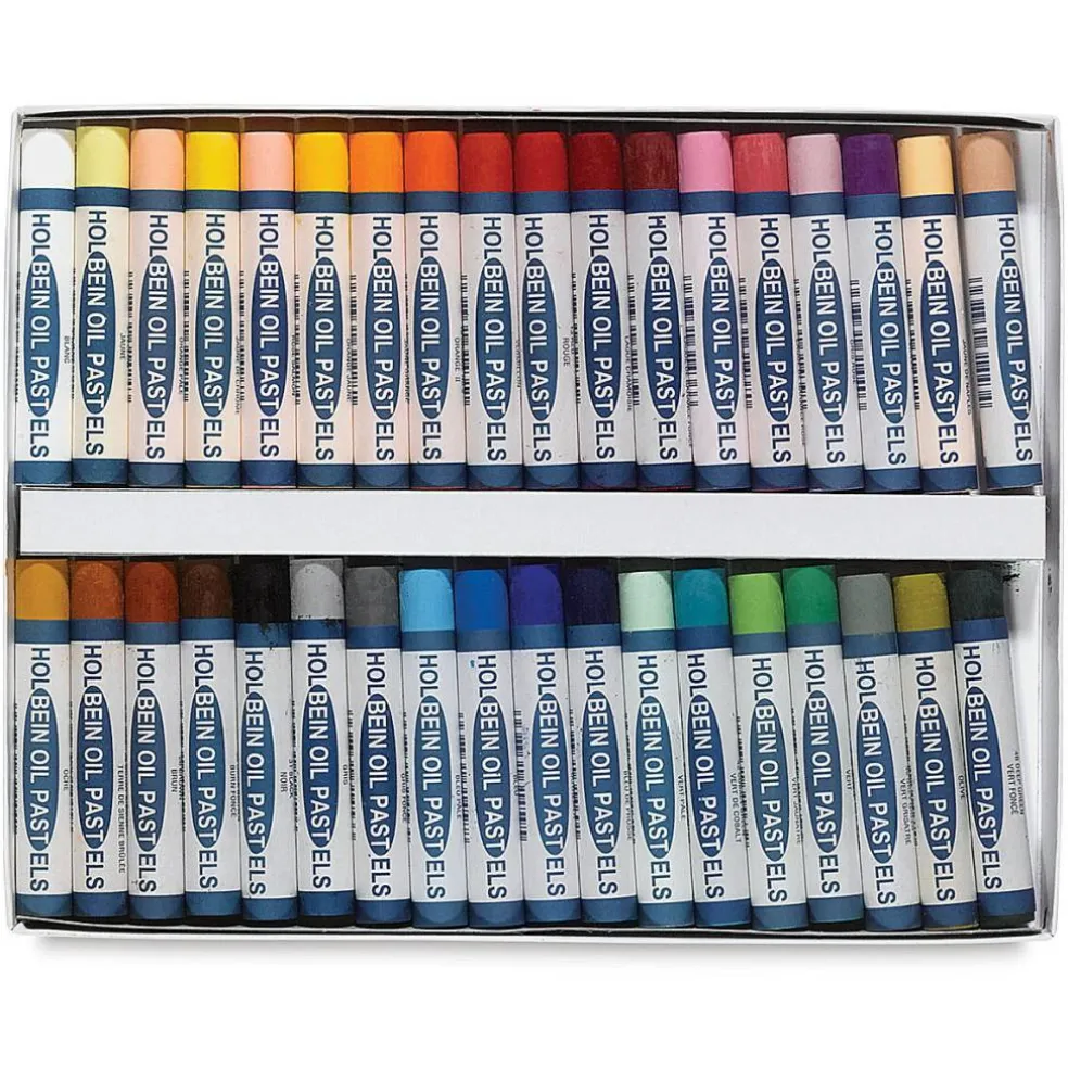 Holbein Academic Oil Pastel Set - Assorted Colors, Set of 36