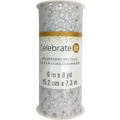 Holographic Dot Tulle by Celebrate It™