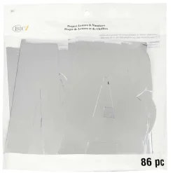 7" Holographic Project Letters, Numbers & Characters by B2Câ„¢