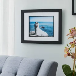 Home Black Studio Frame with Mat by Studio Décor®