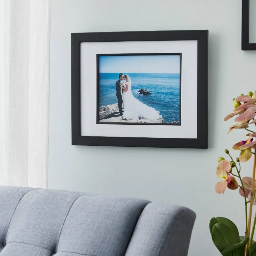 Home Black Studio Frame with Mat by Studio Décor®