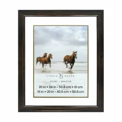 Home Bronze Frame with Double Mat by Studio Décor®
