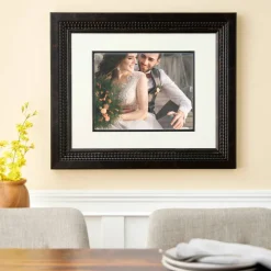 Home Bronze Triple Beaded Frame with Mat by Studio Décor®