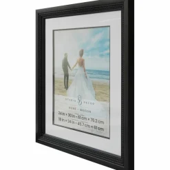 Home Bronze Triple Beaded Frame with Mat by Studio Décor®