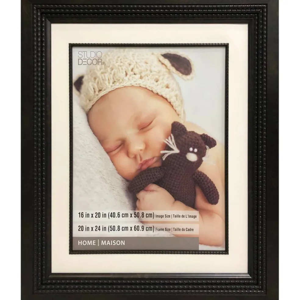 Home Bronze Triple Beaded Frame with Mat by Studio Décor®