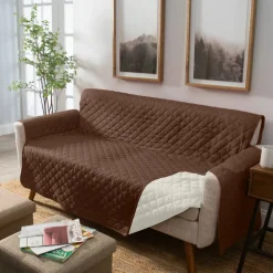 Home Details Reversible Quilted Furniture Loveseat Protector