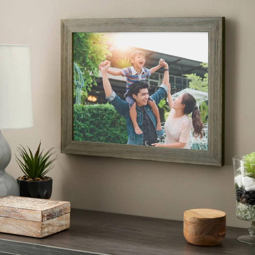 Home Distressed Gray Barnwood Frame by Studio Décor®