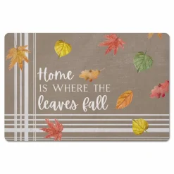 Home is Where the Leaves Fall Floor Mat
