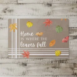 Home is Where the Leaves Fall Floor Mat