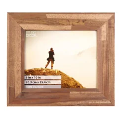 Home Natural Brown Wood Plank Frame by Studio Décor®