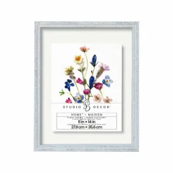 Home™ White Distressed Float Frame by Studio Décor®