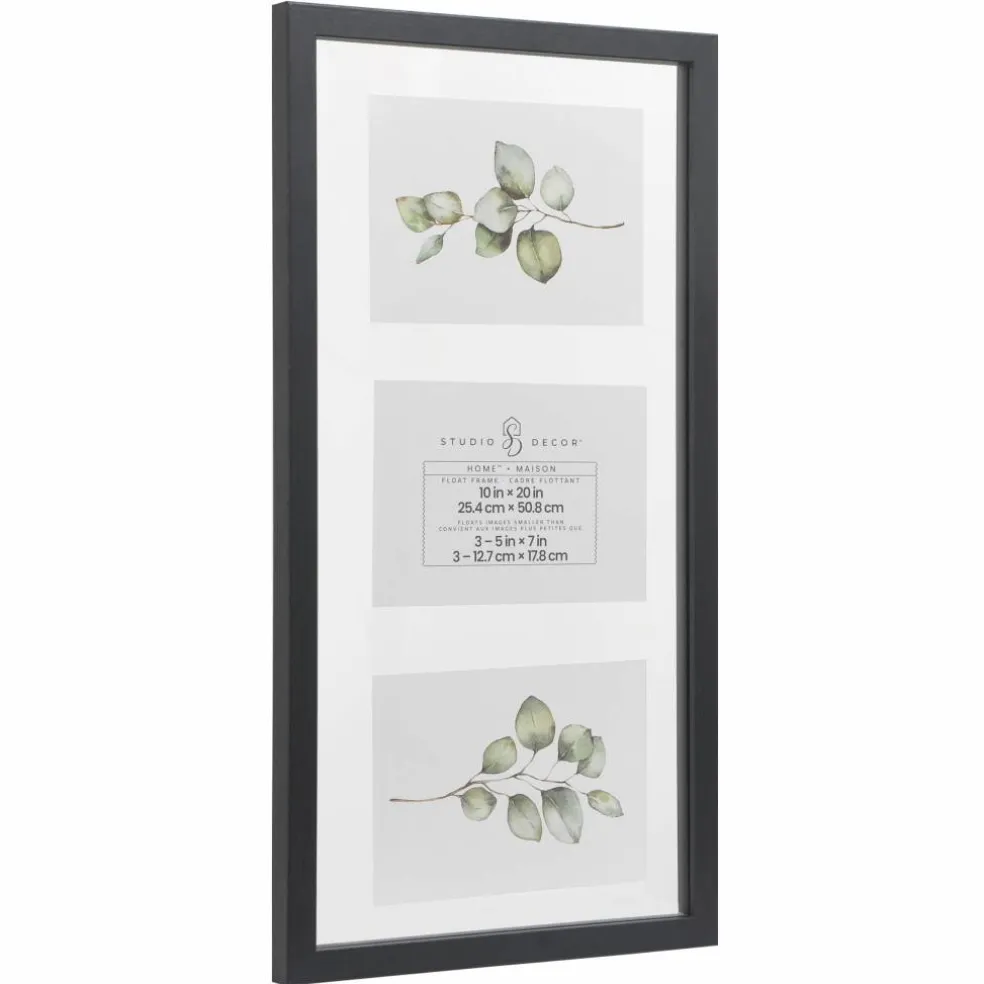 Home™ 10" x 20" Black Float Frame by Studio Décor®