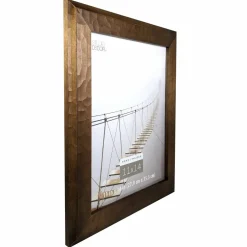Home 11" x 14" Walnut Hammered Frame by Studio Décor®