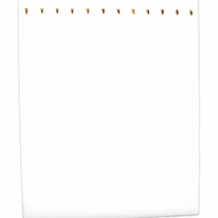 12 Hook White Chain Necklace Display Jewelry Easel New