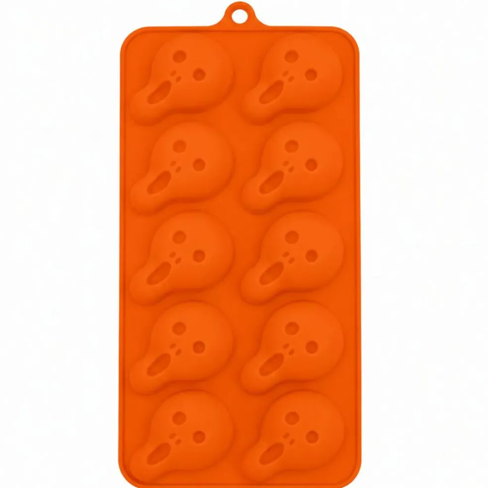 Horror Ghost Mask Chocolate Mold – Halloween Silicone Mold