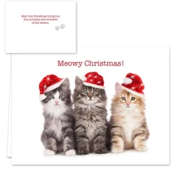 Hortense B. Hewitt Co. Christmas Cats Holiday Cards
