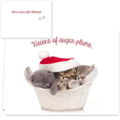 Hortense B. Hewitt Co. Christmas Cats Holiday Cards