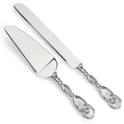 Hortense B. Hewitt Co. Serving Set, Love Knot Silver