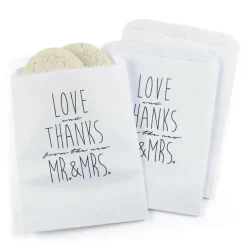 Hortense B. Hewitt Co. Treat Bags, Newlywed Mr. & Mrs.