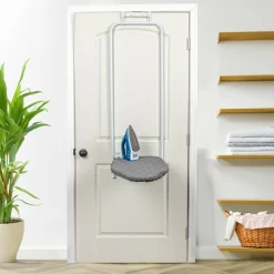 Household Essentials Charcoal & White Over the Door Ironing Board