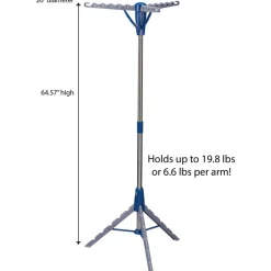 Household Essentials Collapsible Indoor Tripod Clothes Drying Rack