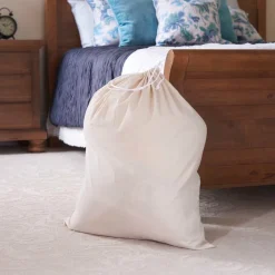 Household Essentials 36" Cotton Drawstring Laundry Bag
