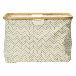 Household Essentials Krush Bamboo Rimmed Basket