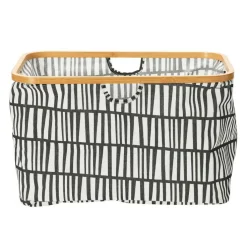 Household Essentials Krush Bamboo Rimmed Basket