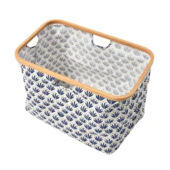 Household Essentials Krush Bamboo Rimmed Basket