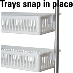 Household Essentials Over the Door Storage Rack