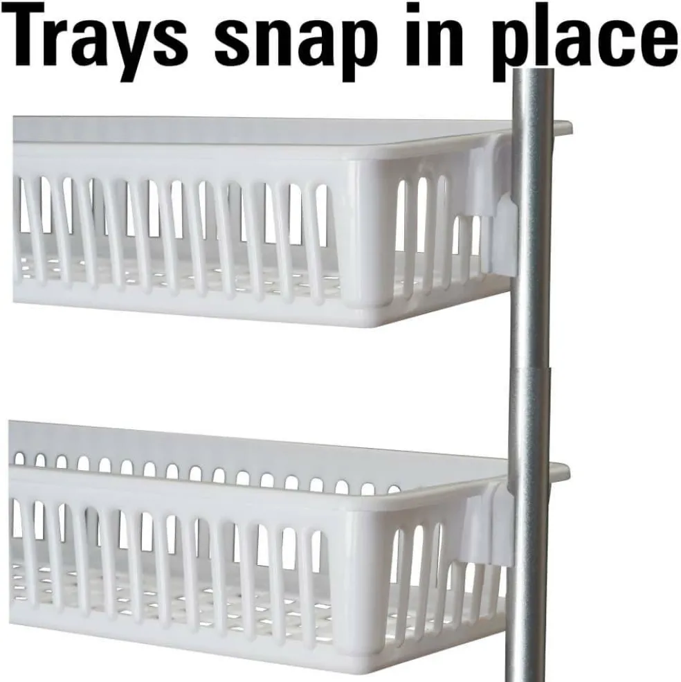 Household Essentials Over the Door Storage Rack