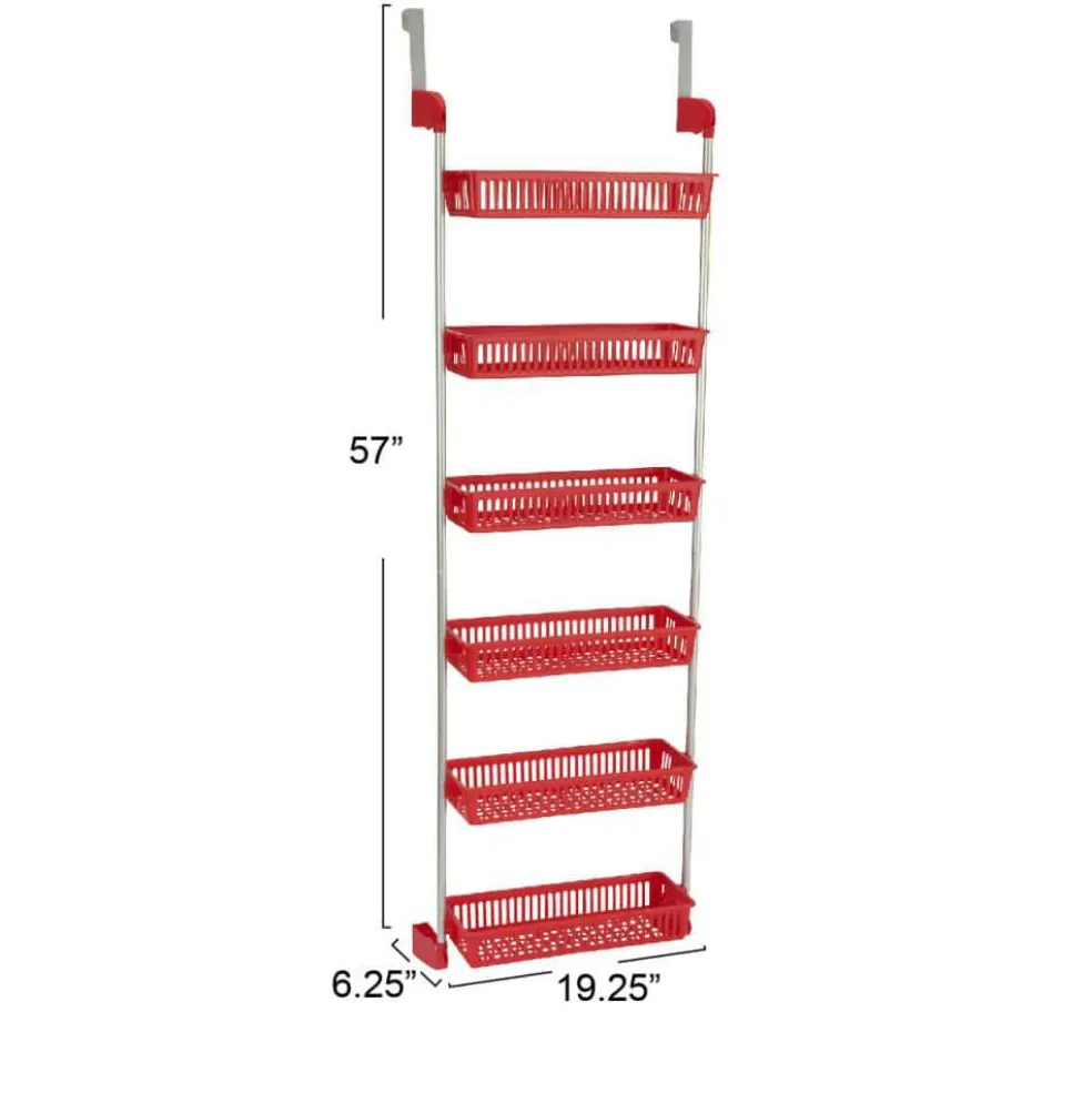 Household Essentials Over the Door Storage Rack