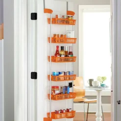 Household Essentials Over the Door Storage Rack
