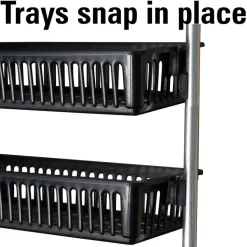 Household Essentials Over the Door Storage Rack