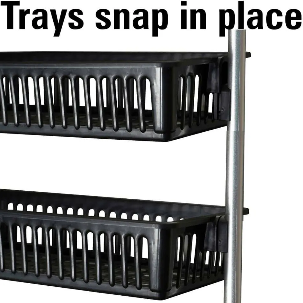 Household Essentials Over the Door Storage Rack