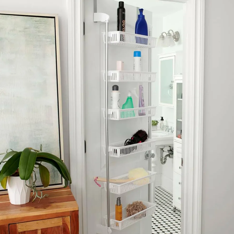 Household Essentials Over the Door Storage Rack