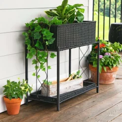 Household Essentials Raised Plant Stand