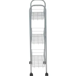 Household Essentials 30" Slim 3-Shelf Storage & Utility Cart