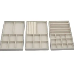 Household Essentials Stackable Jewelry Tray Set