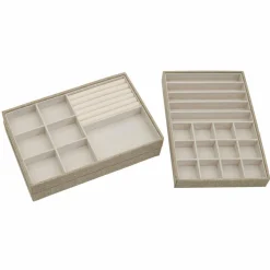 Household Essentials Stackable Jewelry Tray Set
