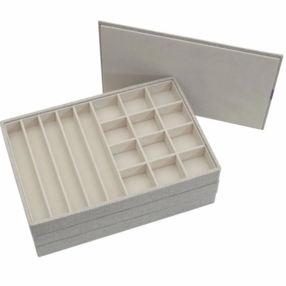 Household Essentials Stackable Jewelry Tray Set