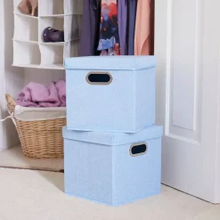 Household Essentials Storage Bins with Lids, 2ct.