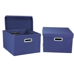 Household Essentials Storage Bins with Lids, 2ct.