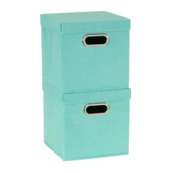 Household Essentials Storage Bins with Lids, 2ct.
