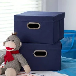 Household Essentials Storage Bins with Lids, 2ct.