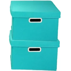 Household Essentials Storage Bins with Lids, 2ct.
