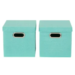 Household Essentials Storage Bins with Lids, 2ct.